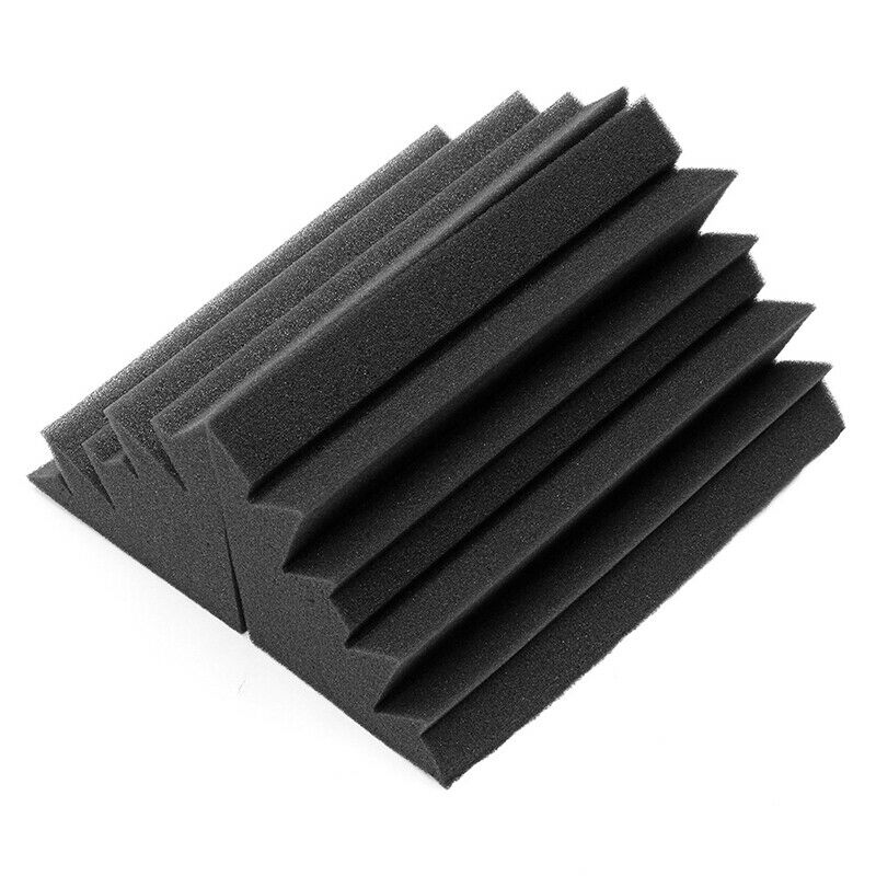 1pc 12 *12 *24 cm Acoustic Foam Panel Bass Traps Absorption Sound Treatm .l8