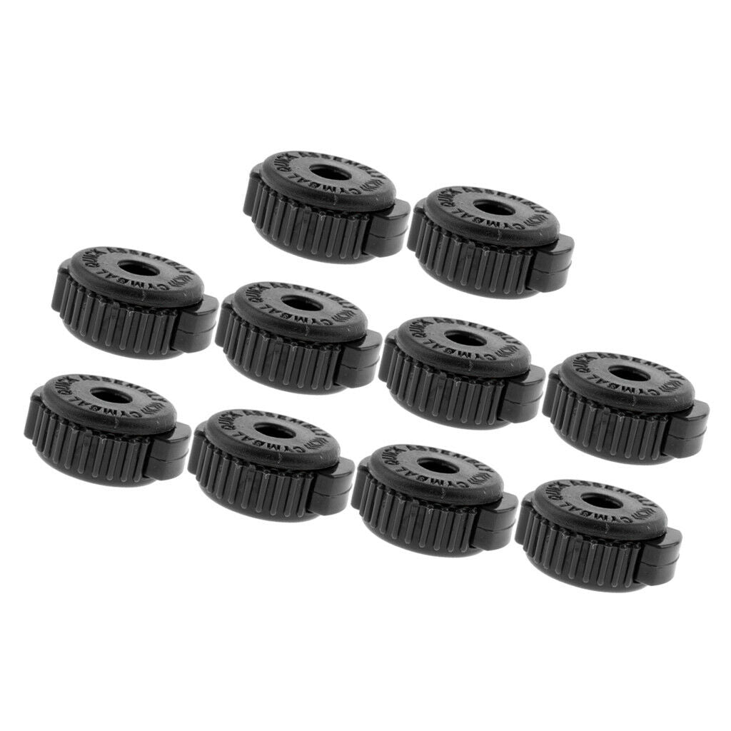 10x Quick Set Cymbal Nuts Kit Part Instrument DIY for Performers Beginners