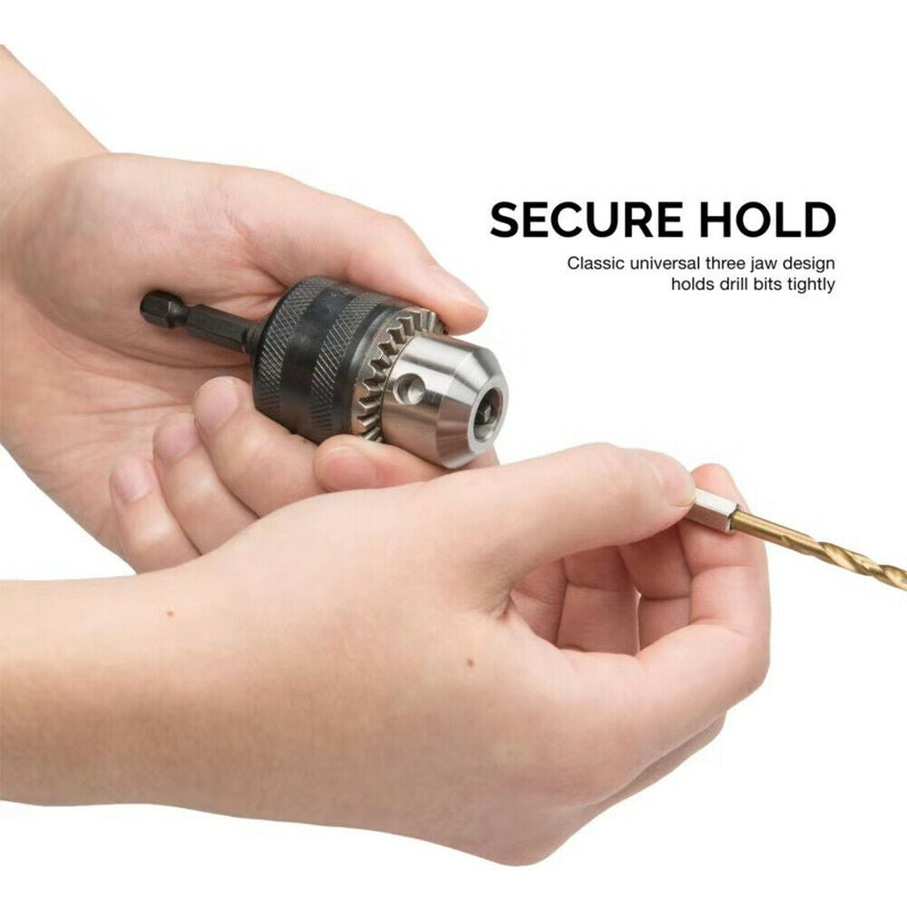 Electric Drill Chuck Converter Hexagon Shank Adapter Electric Screwdriver 10mm