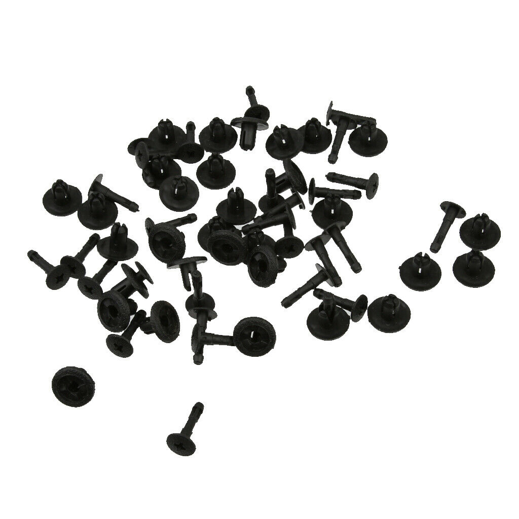 30pcs Door Trim Panel Retainer Clips Fastener 6mm Head for GM 94858864 Geo Prizm