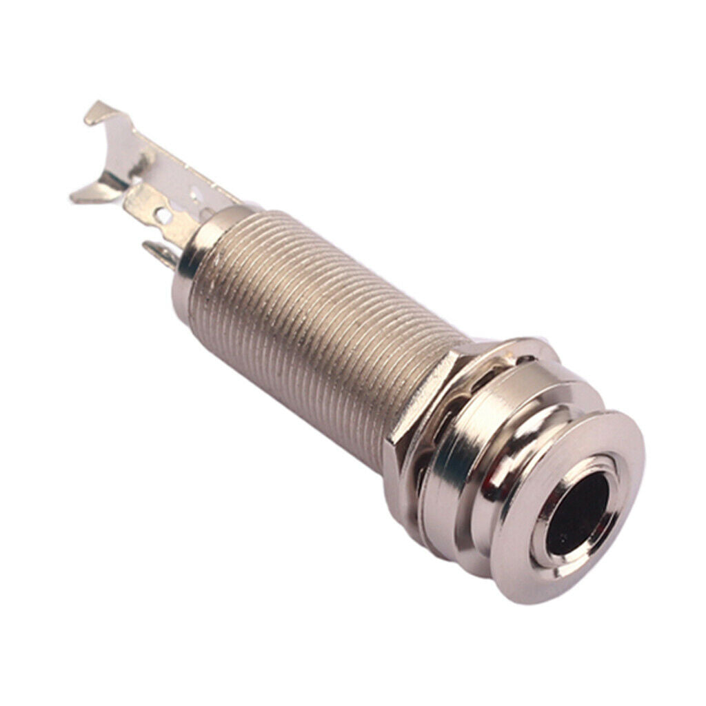6.35mm 1/4'' Endpin Stereo   Output Socket Plug for Guitar Bass Mandolin