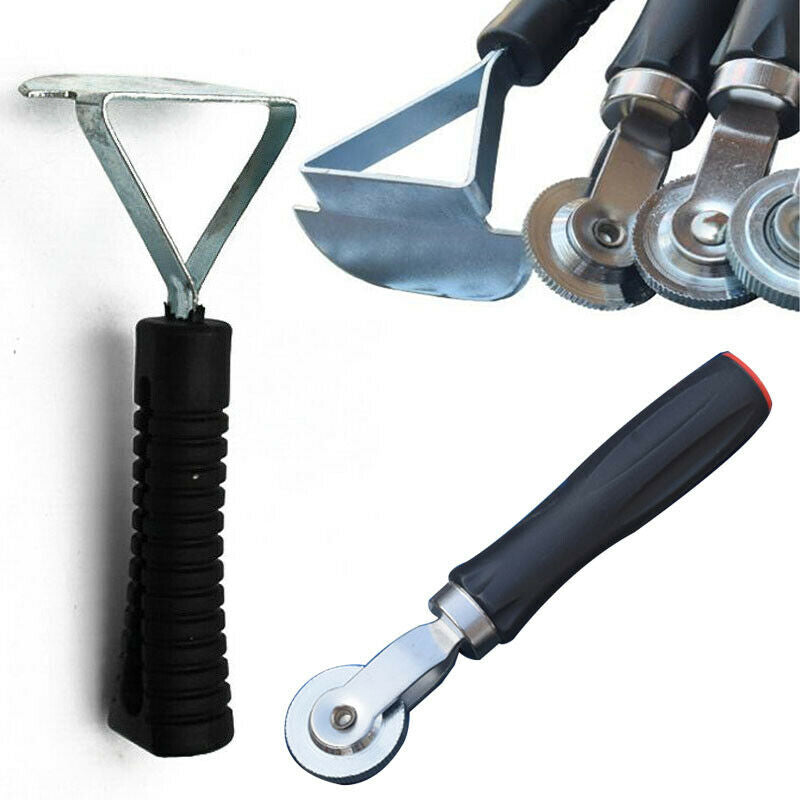 Auto Tyre Puncture Repair Tools Patch Ball Bearing Roller Stitcher Liner Scraper