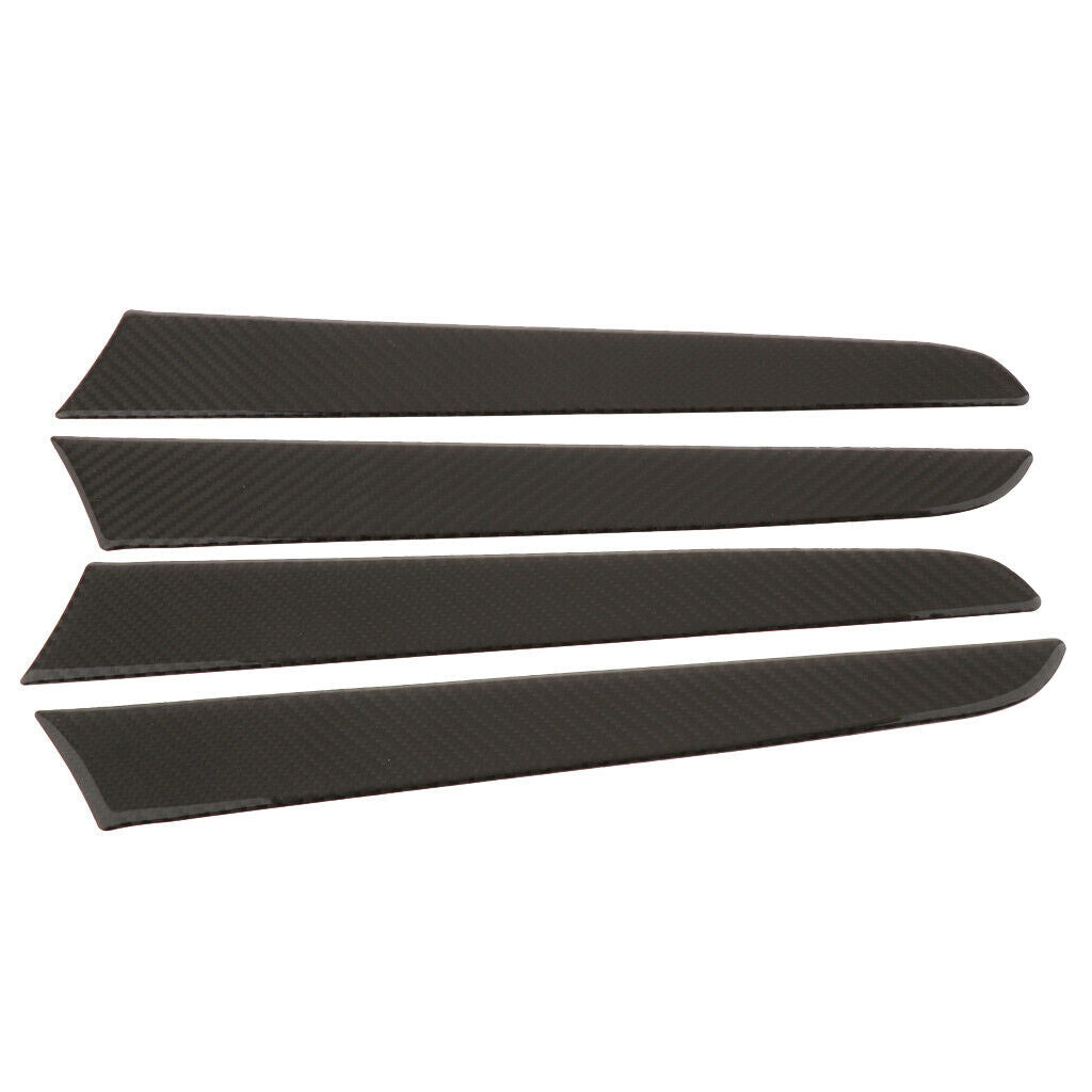 4-pieces Carbon Fiber Inner Door Decoration Strips Trim Car Accessories Fits for