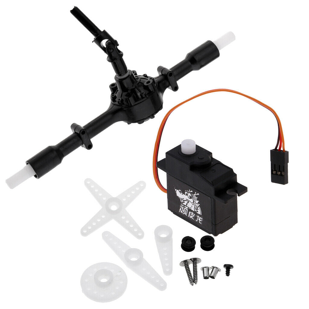 Hobby Radio-Control Toys RC Car Steering Engine Servo & 13cm Rear Axle for WPL