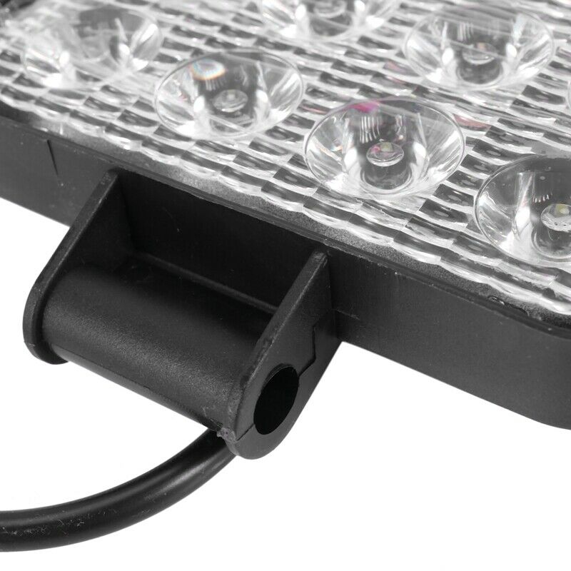 2 pcs 48W 6000k LED Spot Beam Square Work Lights Lamp Tractor SUV Truck 4WD 12F8