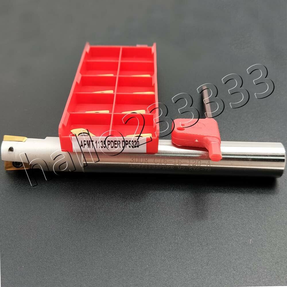 300R C20-20-120 2Flut Indexable End Milling Holder + APMT1135PDER DP5320 insert