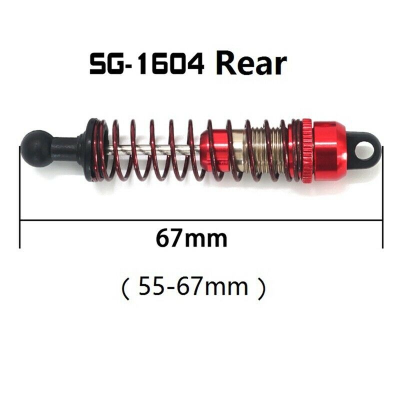 4Pcs Metal Front and Rear Shock Absorber for SG 1604 SG1604 UD 1602 UD1602 1/1Y3