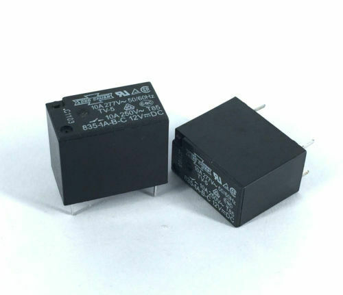2pcs 835-1A-B-C 12V 10A PIN:4P SONG GHUAN Relay
