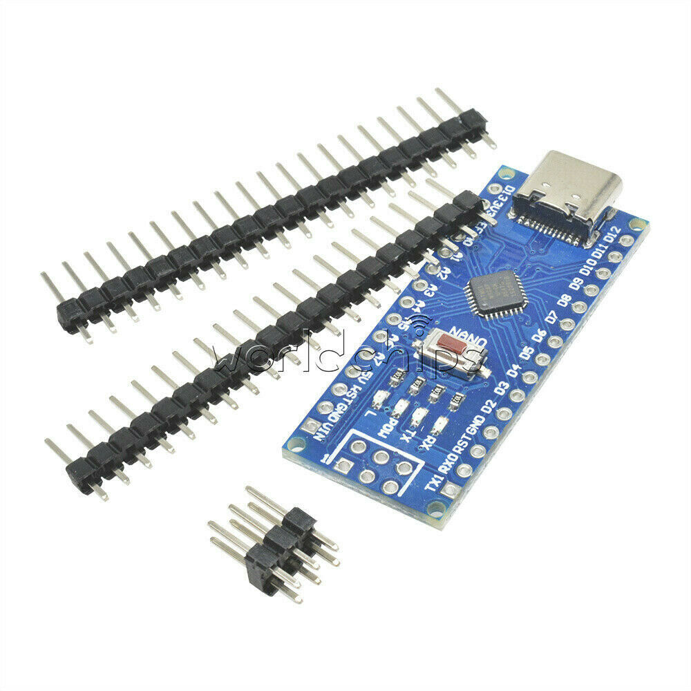 5PCS Type-C USB Nano V3.0 ATmega328 Micro-Controller 5V 16M CH340G Drive Arduino