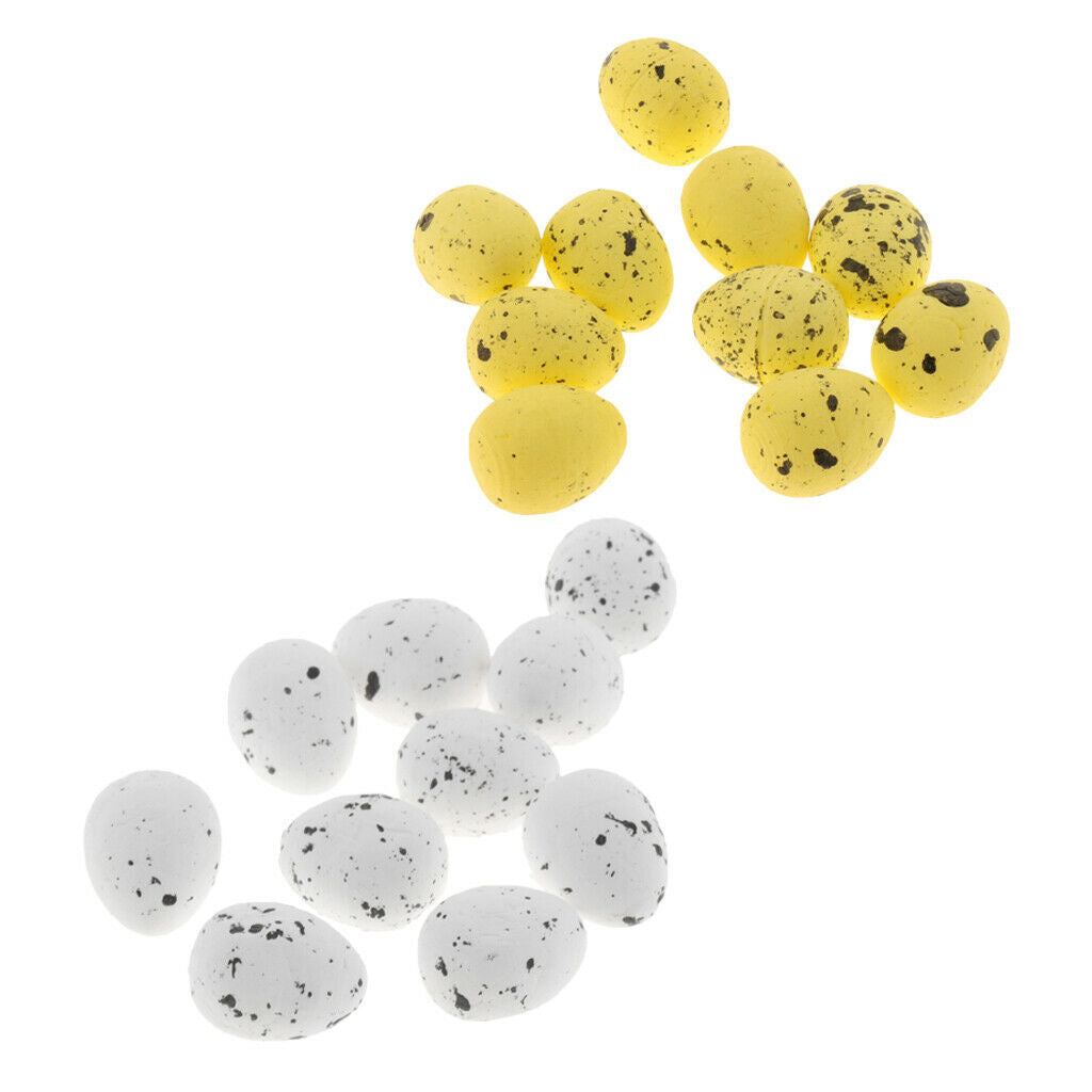 20 Pieces Artificial Bird Eggs - Home Garden Coffee Decoration Gift
