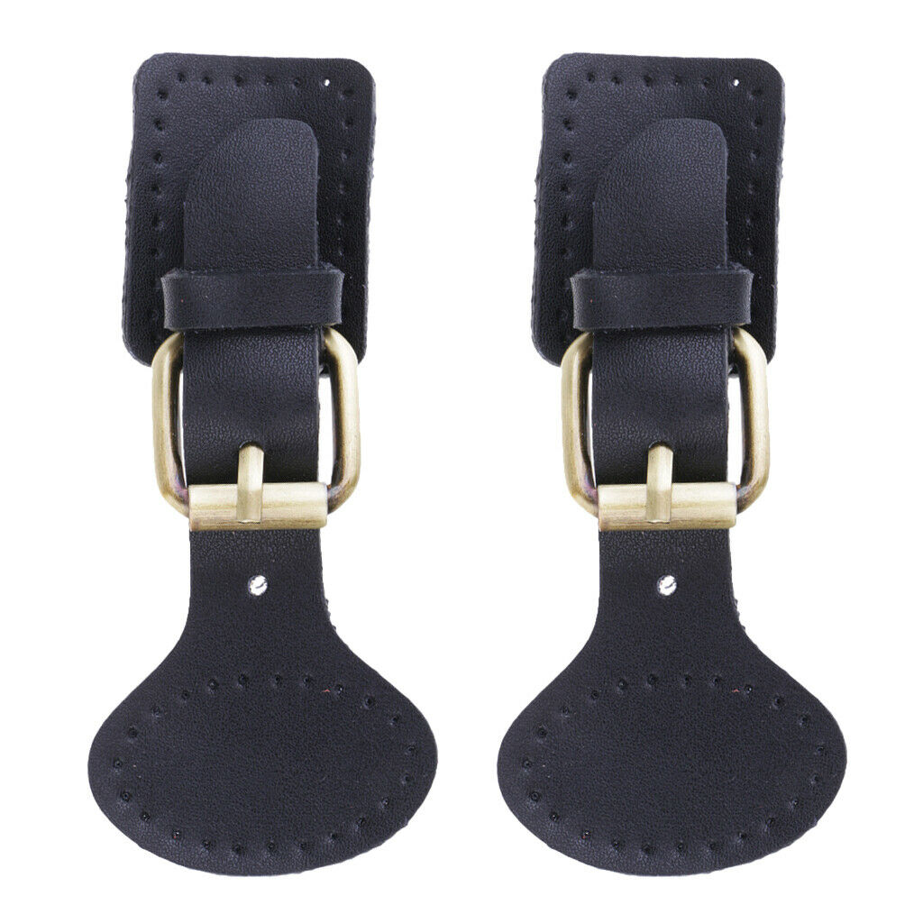 Set of 2 Sew on Leather Pin Buckle Replacement DIY Bag Closure Sewing Supplies