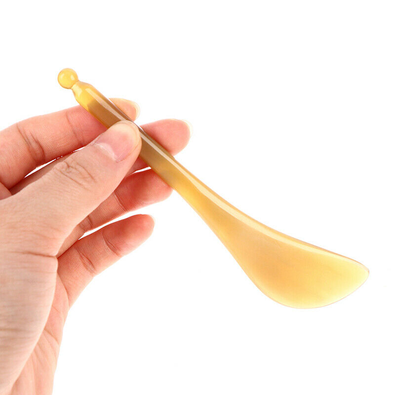 Natural Gua Sha Scraper Tendon Stick Facial Massage Relax Eye Face MassagerFCA