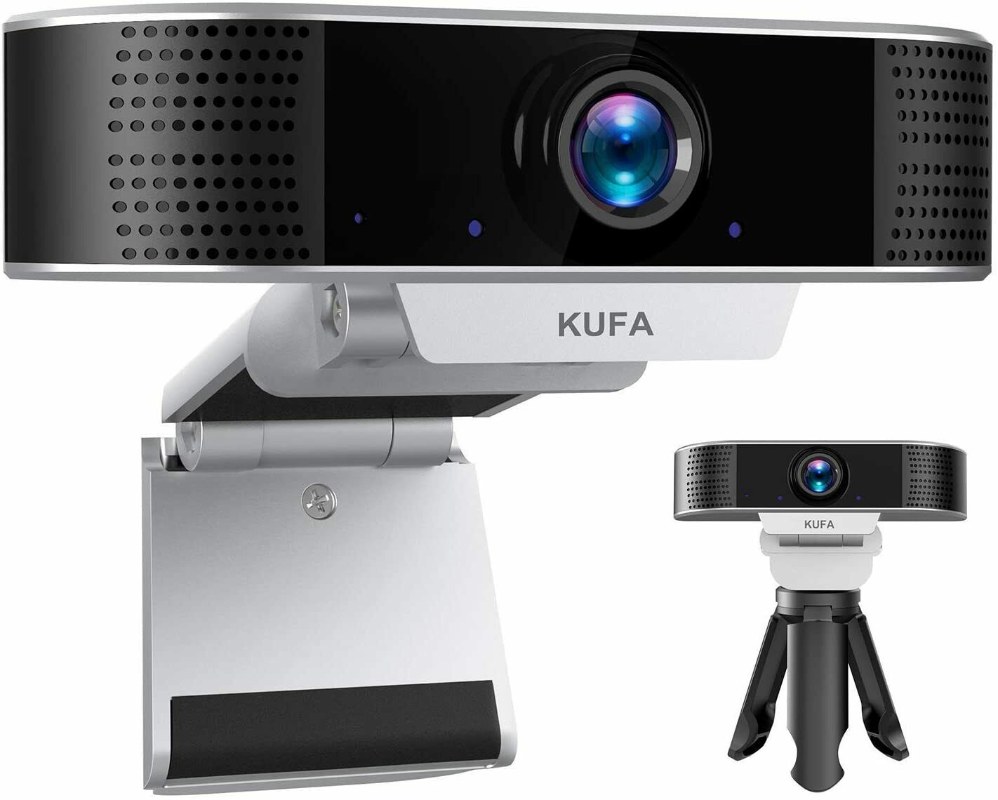 Webcam with Microphone, 1080P HD USB Pc Computer Cameras with Tripod, Web Camera