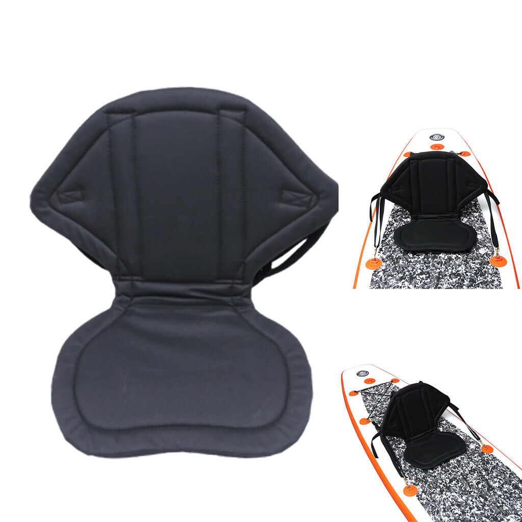 Adjustable Padded Kayak Seat Backrest Support Lightweight Fishing Boat Pad