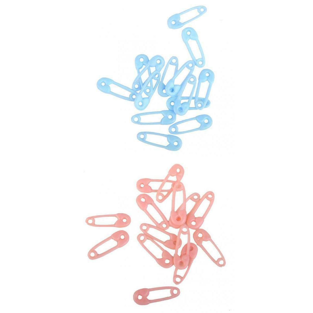 100pcs Mini Safety Pins Charms Table Scatters Decoration Christening Baby Shower