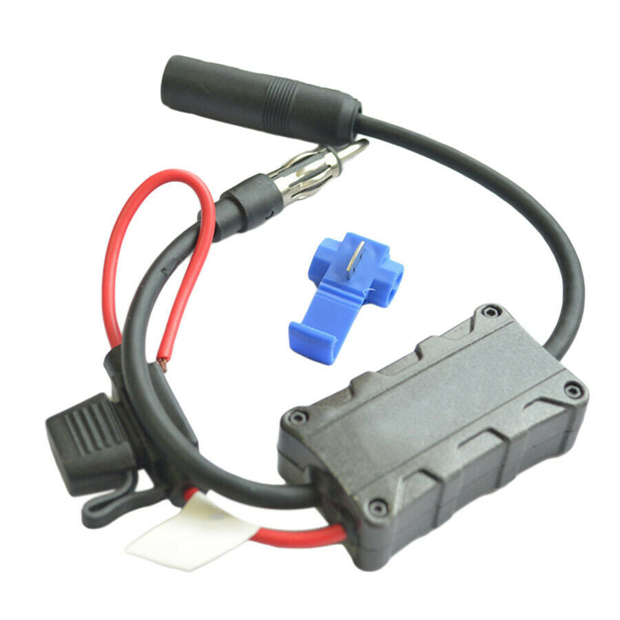 12V Auto Car Stereo FM Radio Antenna Signal Amplifier Booster Enhancer Durable