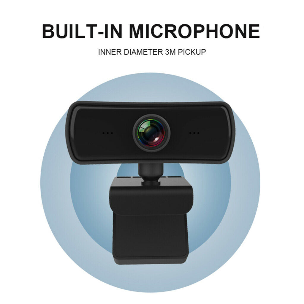 1440P HD Webcam Auto Focusing 2K USB 2.0 Web Camera Cam Built-in Microphone