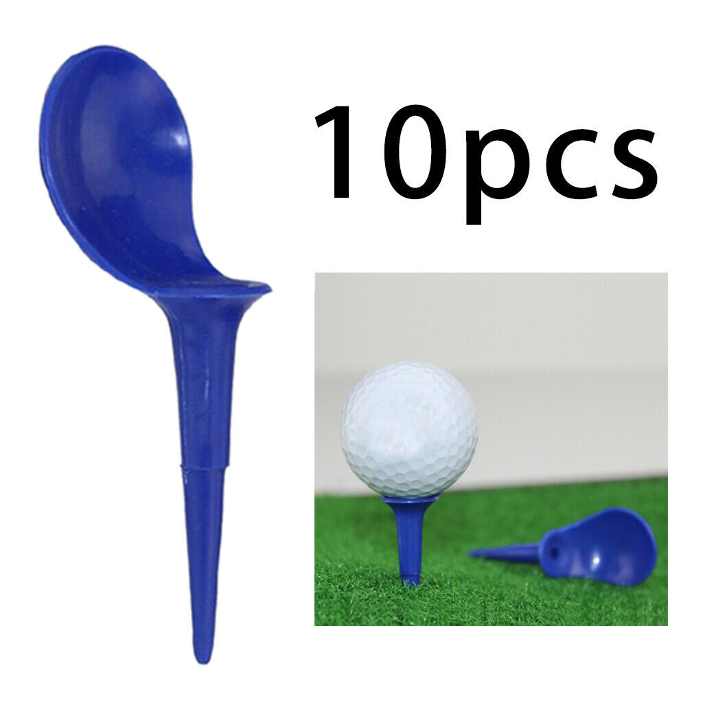10Pcs Durable Plastic Novelty Golf Tees Golfing Step Down Tees Training