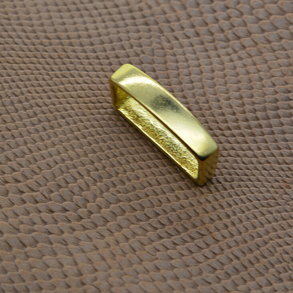 Brass D Ring Belt Loop Keeper Buckle for Leathercraft Bag Accessories 26 mm