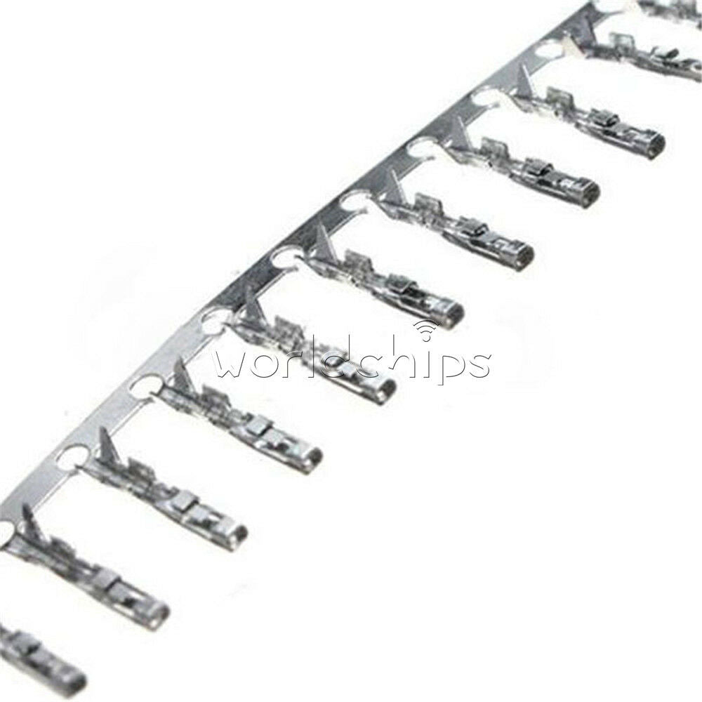 100pcs 2.54mm Dupont Jumper Wire Cable Housing Female Pin Connector Terminal