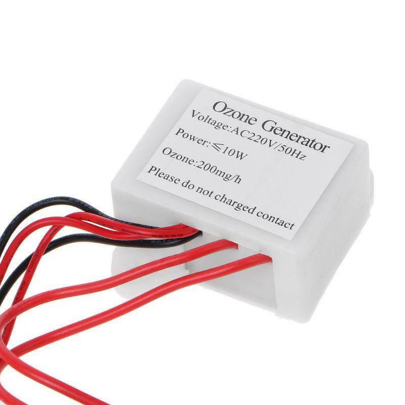 AC220V 200mg Ozone Generator Tube For DIY Water Treatment Air Purifier Home New