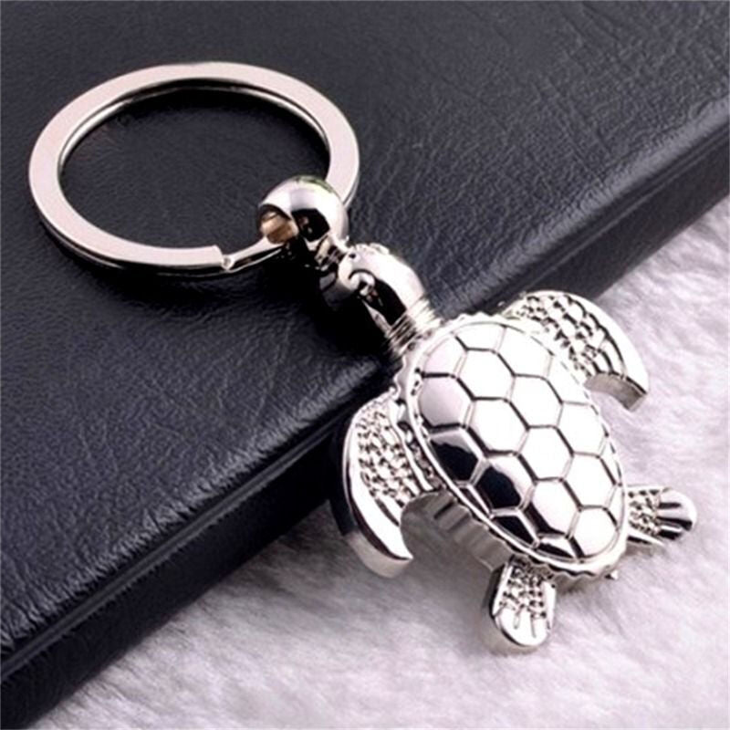 1PC Sea Turtle Pendent Keychains Keyring Keyfob Key Ring Holder Lovely Gift J Lt