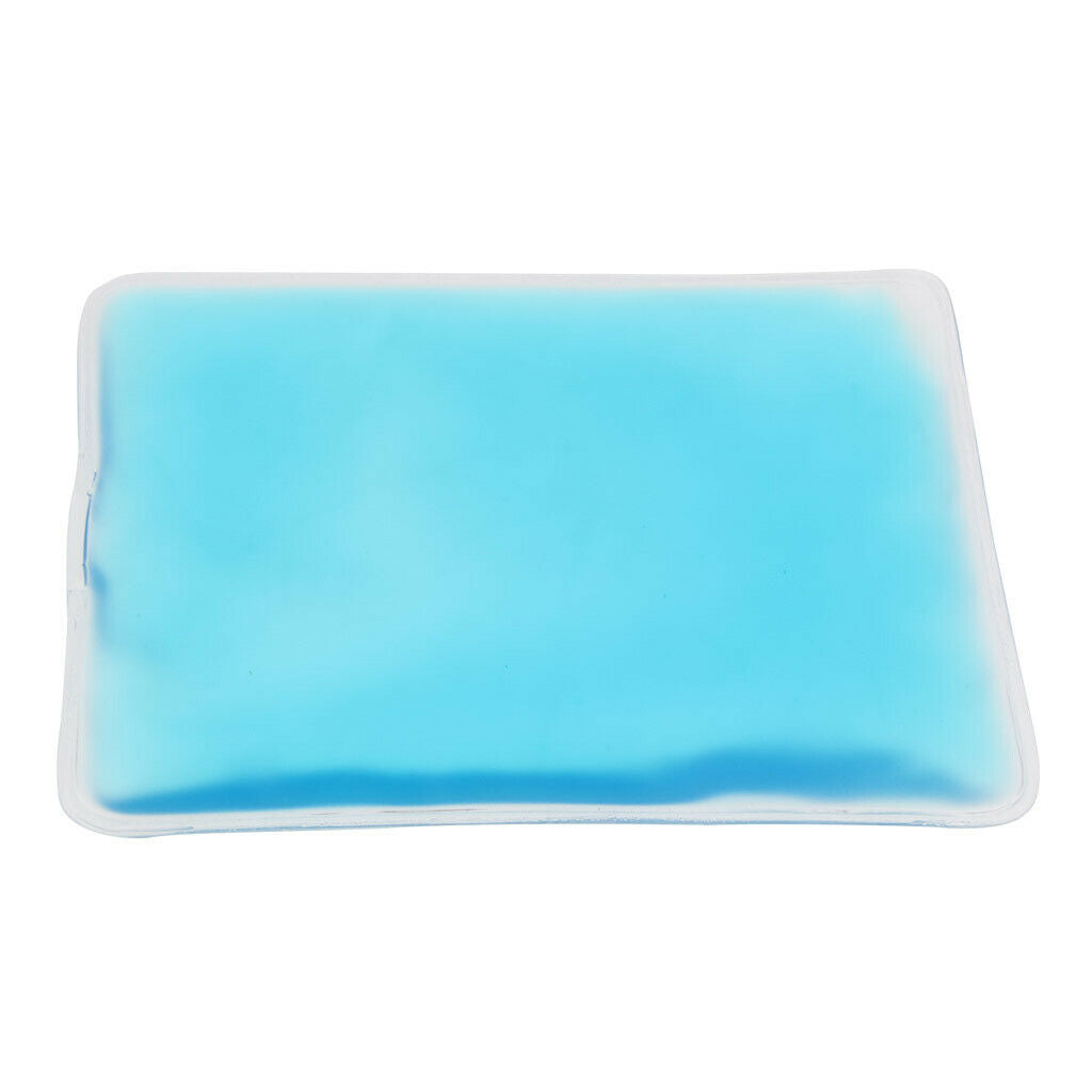 Square Reusable Gel Ice Pack Hot Cold Bag for Therapy Pain Relief Tools Blue