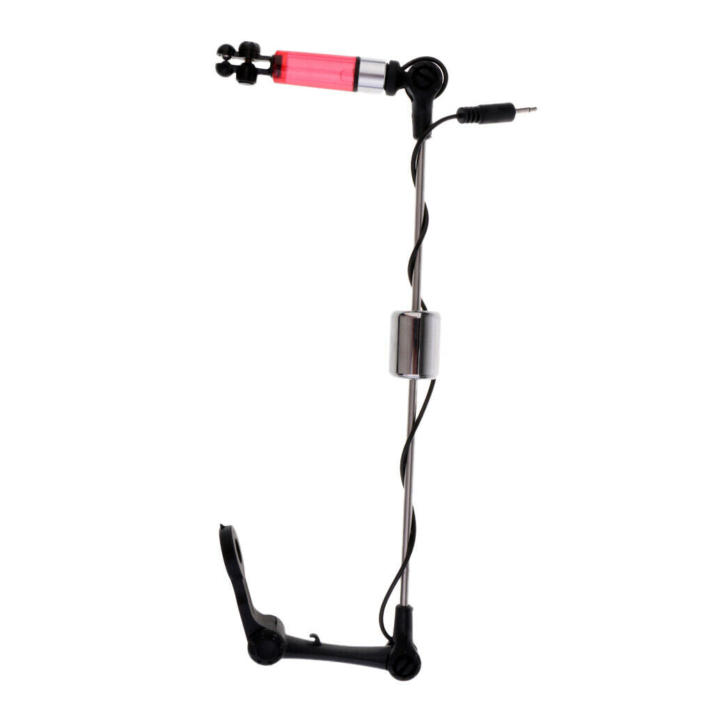 Fishing Bite Alarm Hanger LED Illuminated Indicator Tackle Red