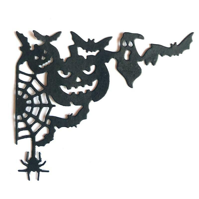 Halloween Corner Metal Cutting Dies Stencil DIY Scrapbooking Album Paper Card