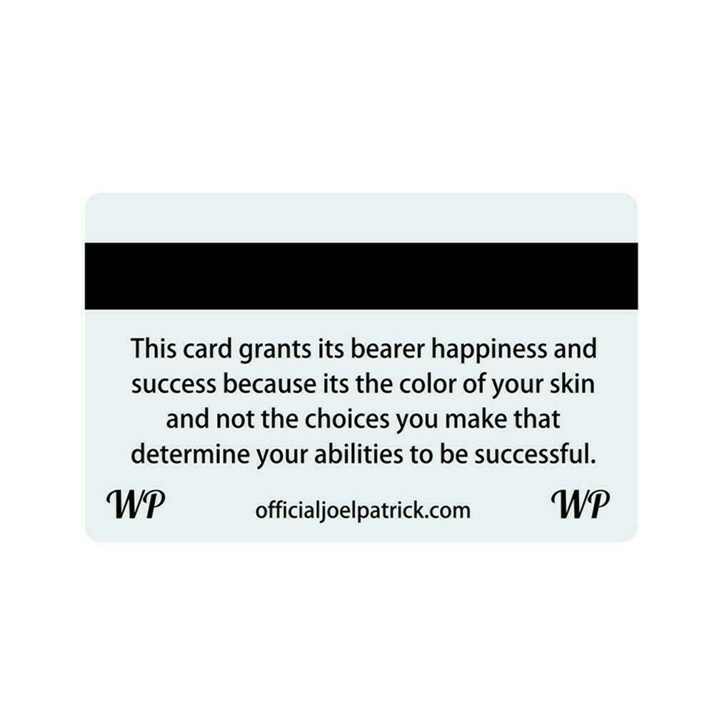 Novelty White Privilege Card Gag Wallet Size Collectable Laminated Gift Craft US