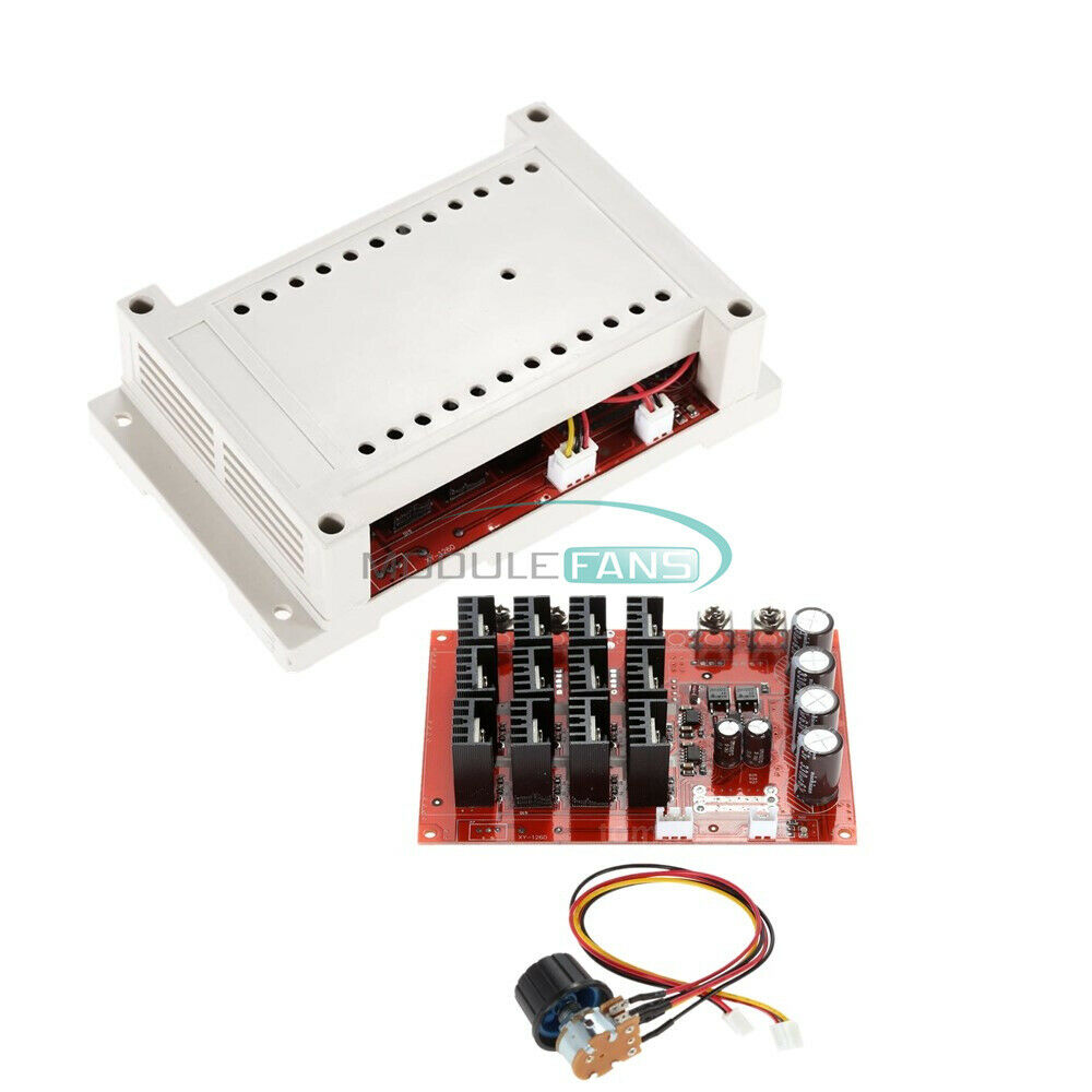 10-50V/60A/3000W DC Motor Speed Control Adjuster PWM Controller With Case