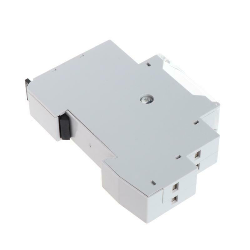 Mechanical 24 Hours Programmable Din Rail Timer Switch Relay 110-240V 16A