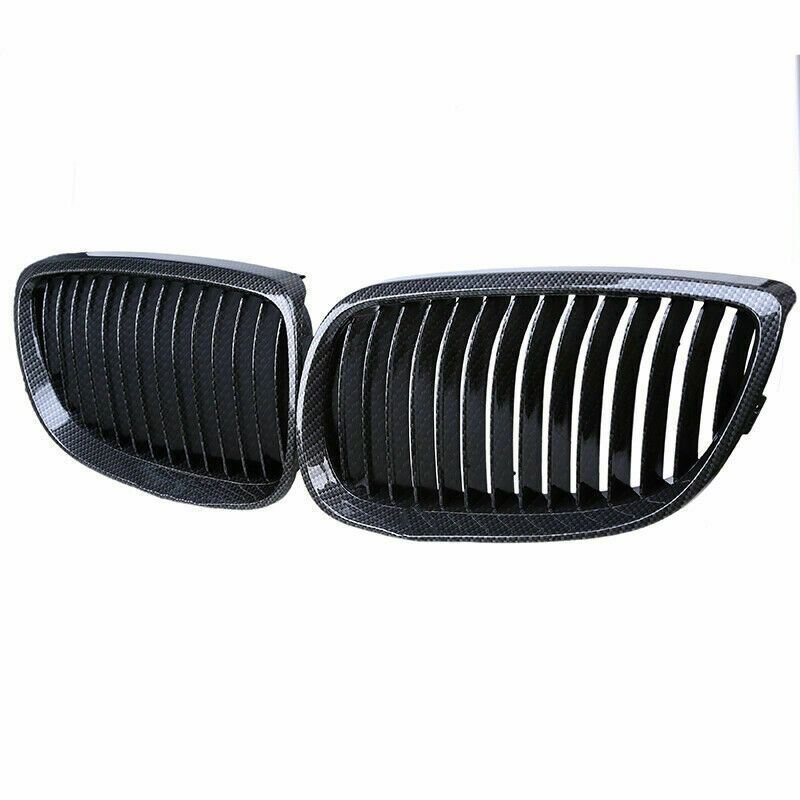 Carbon Fiber Bumper Radiator Kidney Grille For BMW E90 E92 M3 E93 3-Series 07-13