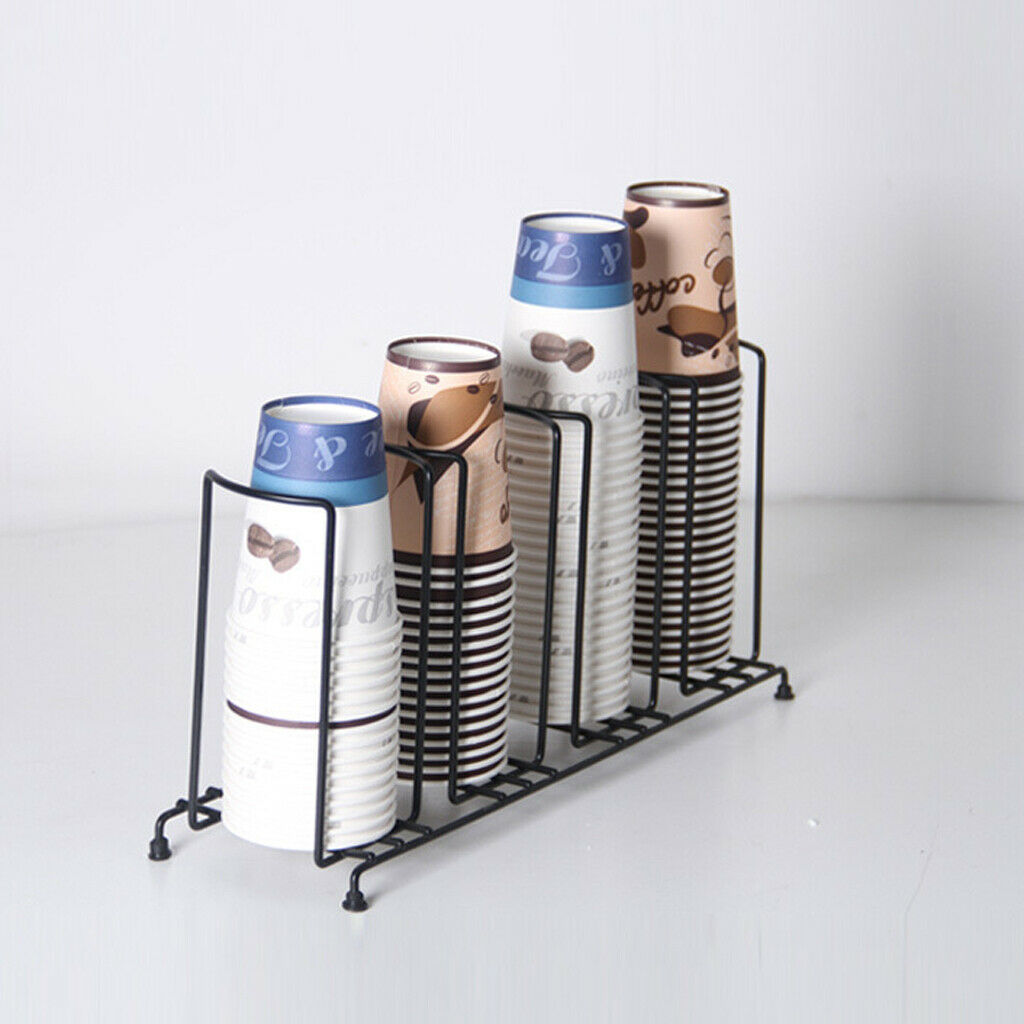4 Battery Paper Cup Dispenser Cup Lid Holder