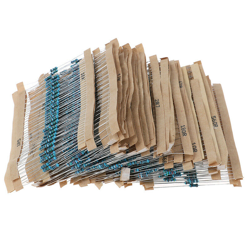 Metal film Resistance 73 Values x 1460 Piece 1/4W Resistance assortment Set Lt