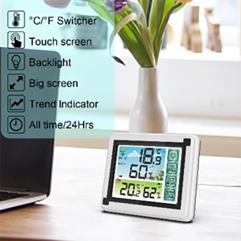 Weather station digital Thermometer Hygrometer Outdoor Indoor Temperature