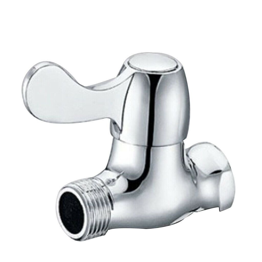 DN15 Shower Head Shut-Off Valve Brass with Zinc Alloy Push Handle