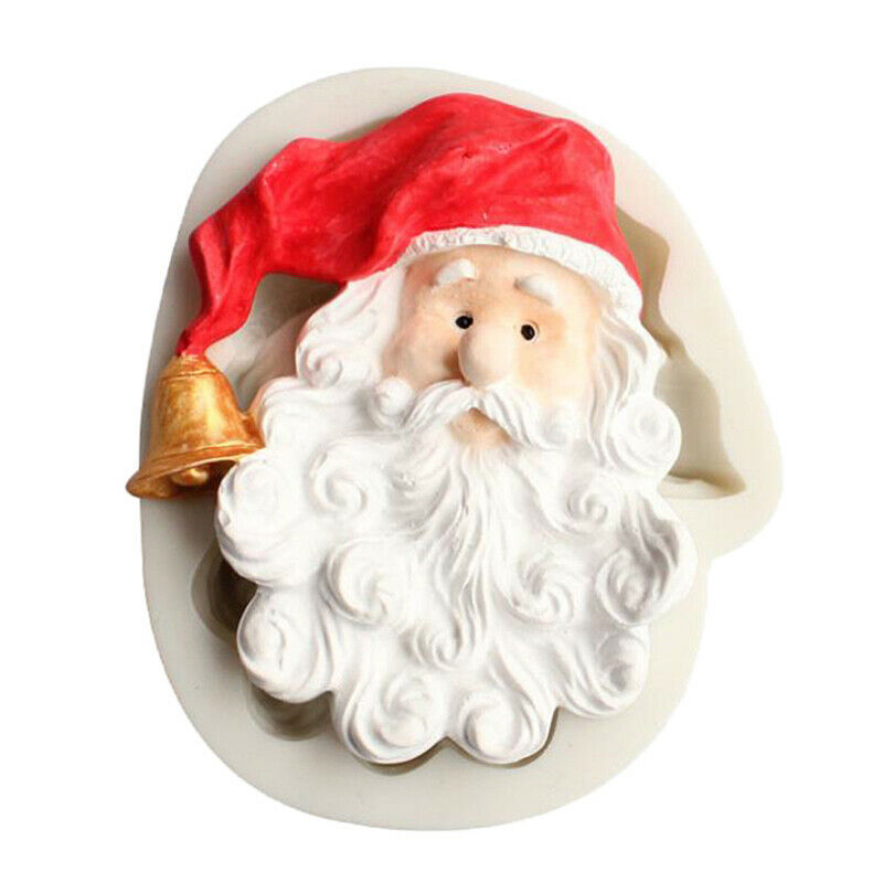 Christmas Santa Claus Silicone Mold Sugarcraft &Chocolate Mold Cake Baking De SJ