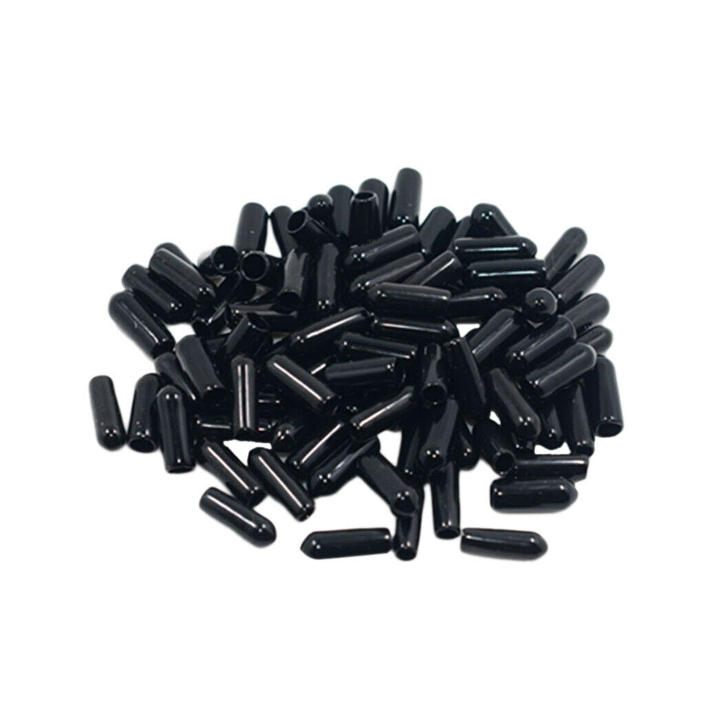 100pcs Mixed Safe Rubber Sleeve Hair Hoop Band Ending Part DIY Hair Jewelry