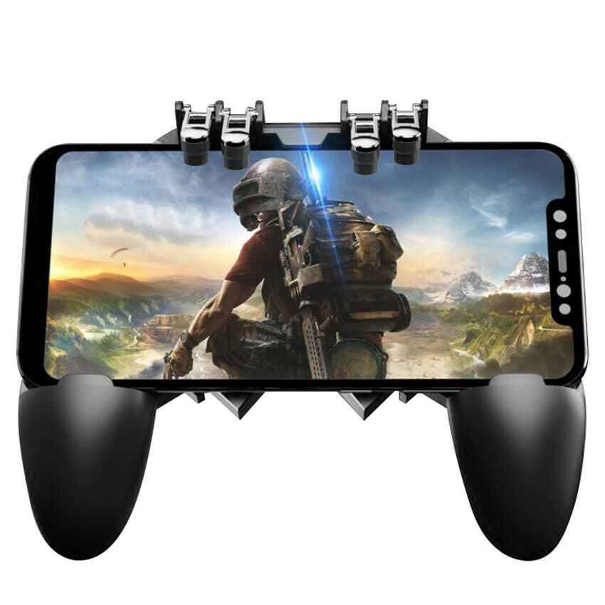 New Arrival !! Six Finger AK66 Mobile Game Controller Fire Key Button Gamepad