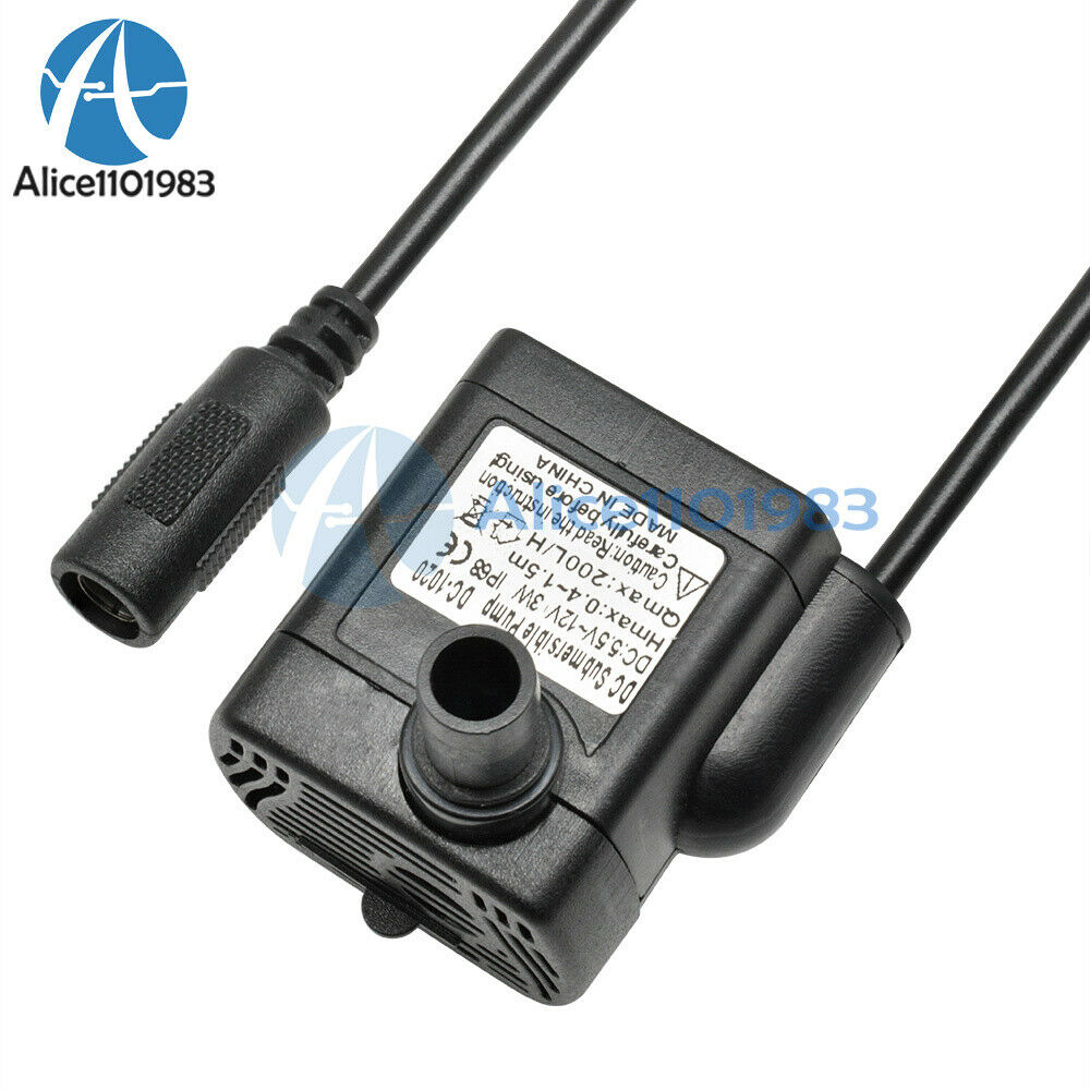 2PCS \3W Submersible Pump Computer USB Plug DC5.5 - 12V DC Water Pump Aquarium