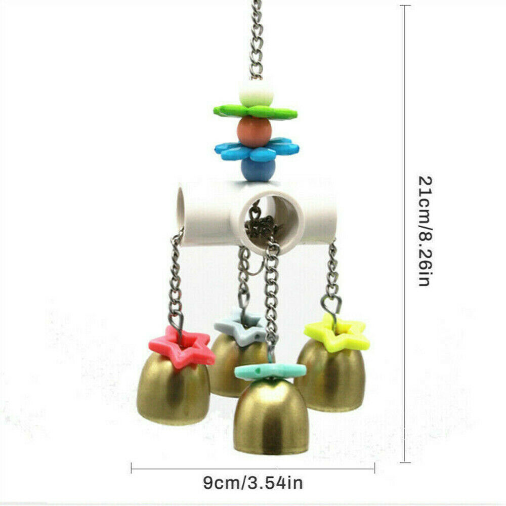 Parrot Bird Chew Toys Macaw African Grey Cotton Knot Large Rope Hanging Swing