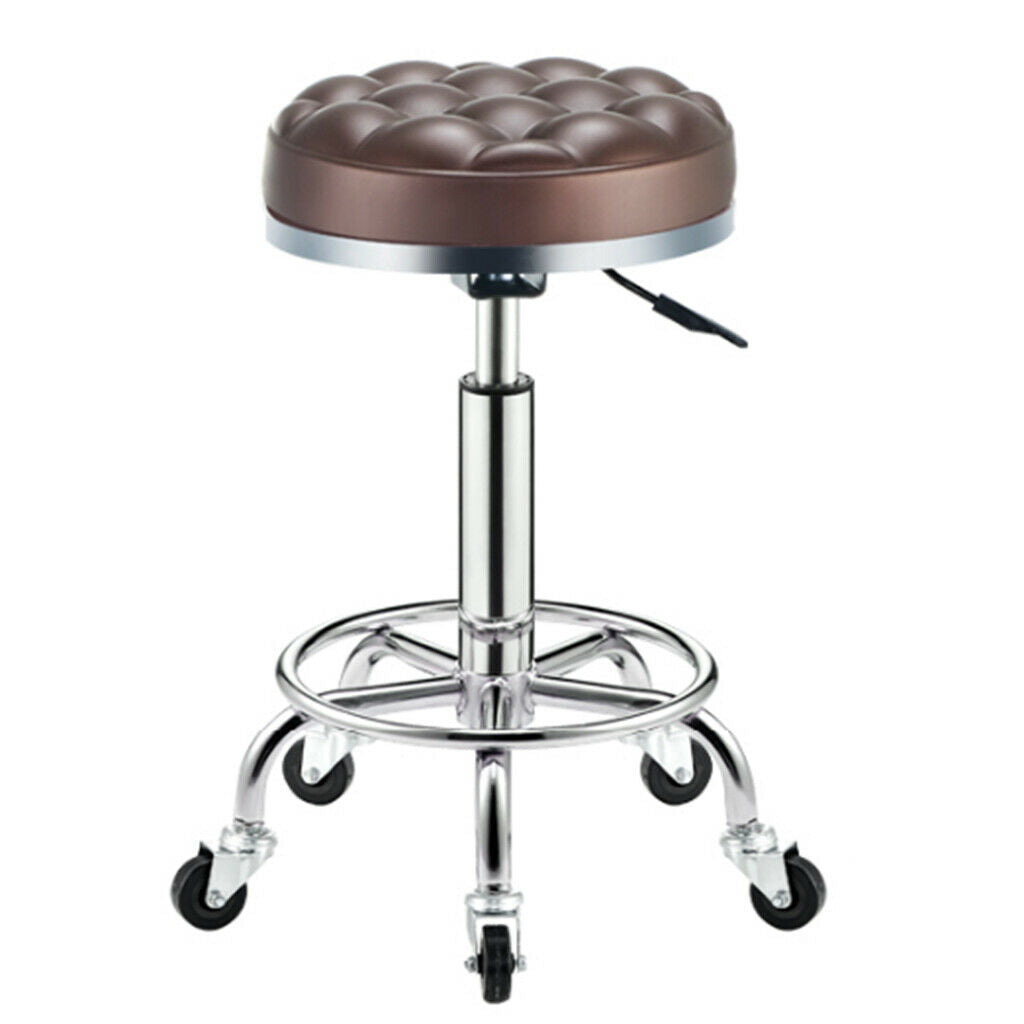 2pcs Soft Removable Bar Stool Replacement Cushion Standard Chair Seat Brown