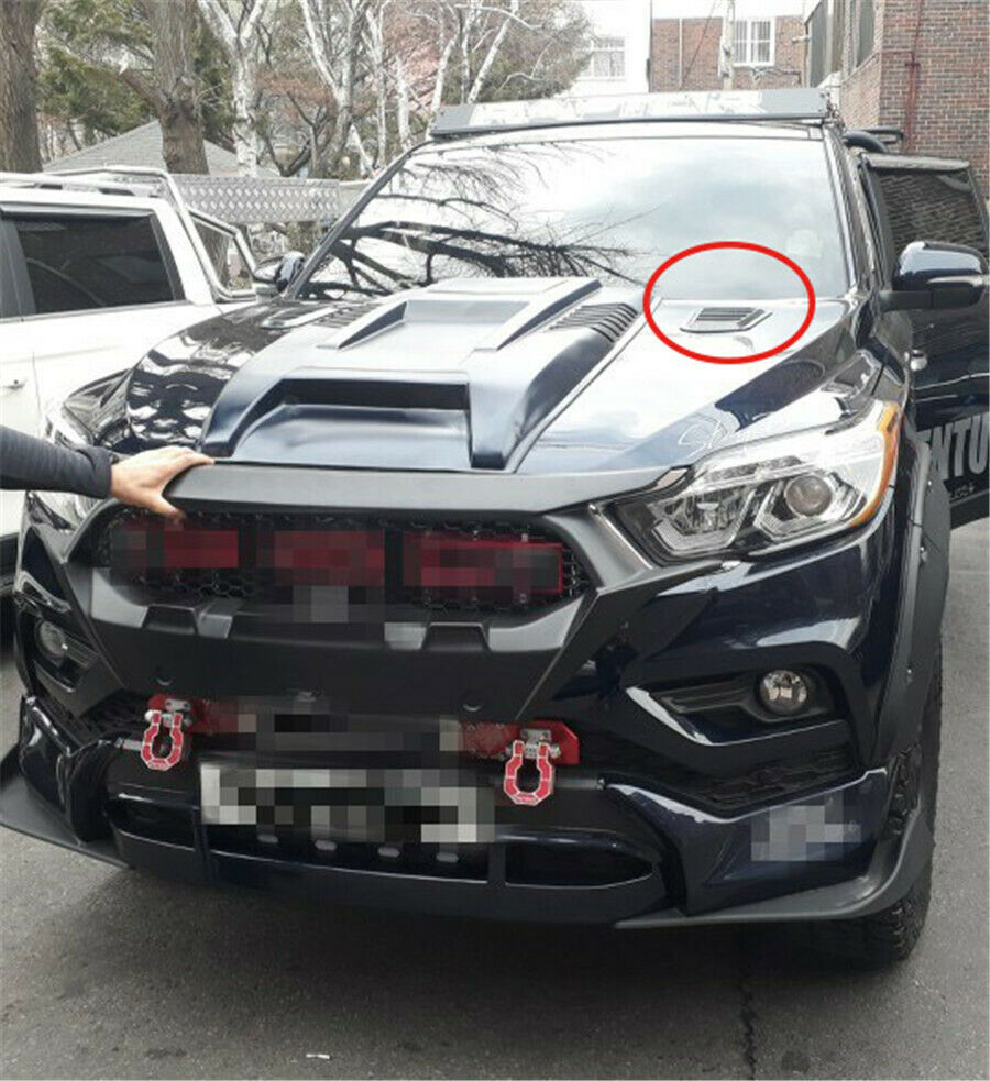 2x Car Air Flow Fender Intake Hood Scoop Vent Bonnet Cover Louvers Panels w/Tape