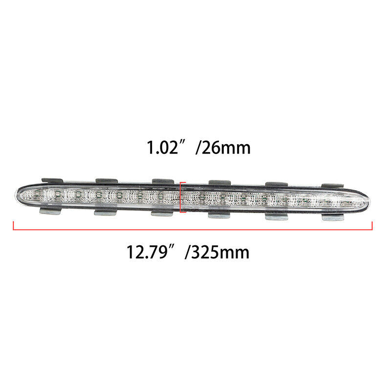 3rd Brake Light Stop Lamp Red Lens For Mercedes CLK W209 2002-2009 SL500 SL600