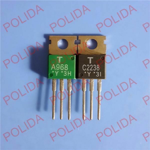 10pairs OR 20PCS TOSHIBA TO-220 2SA968-Y/2SC2238-Y 2SA968/2SC2238 A968/C2238