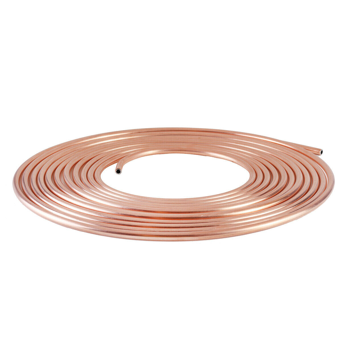 Copper Steel Nickel Kunifer Brake Line Pipe 25ft Roll 3/16" Metric 20pc