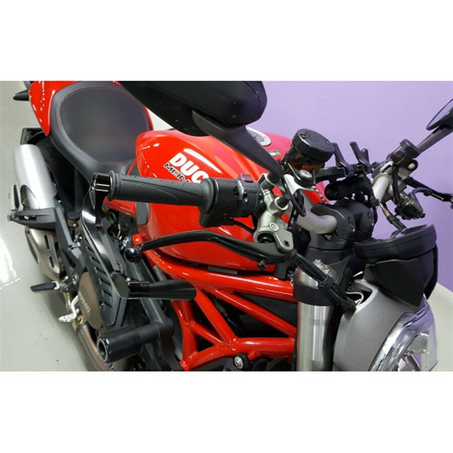 Pair CNC Brake Clutch Lever Protect Guard Bar Ends for Universal 7/8" Handlebar