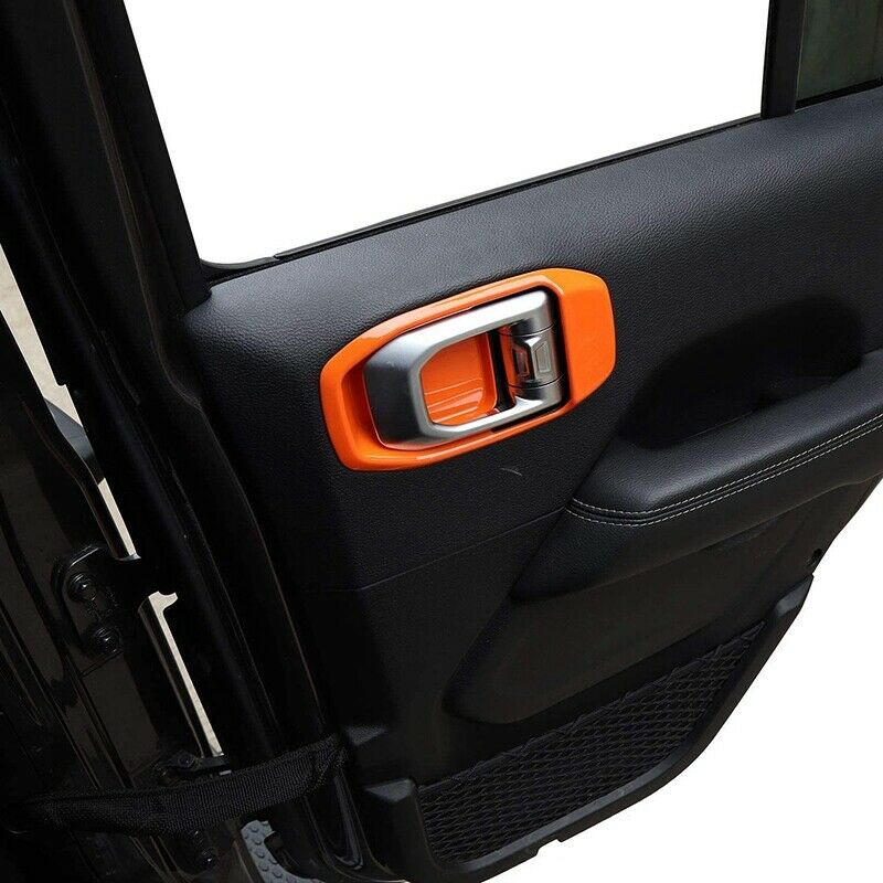for Jeep JL Door Handle Bowl Trim Covers Kit for Jeep Wrangler JL JLU GladiaH5D9