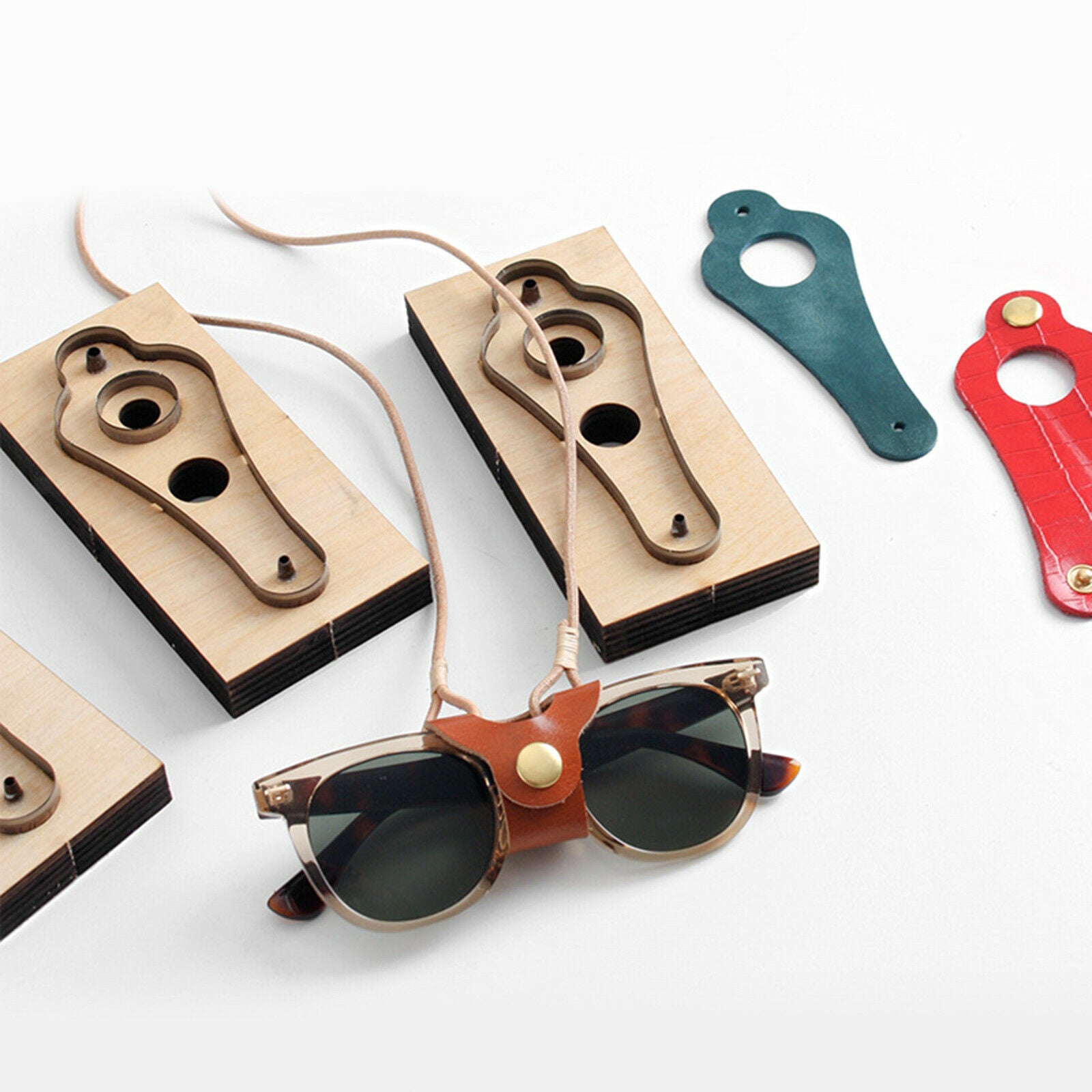 Leather Craft Dies Eyewear Lanyard Cut Mold Glasses Holder Making Blade Tool